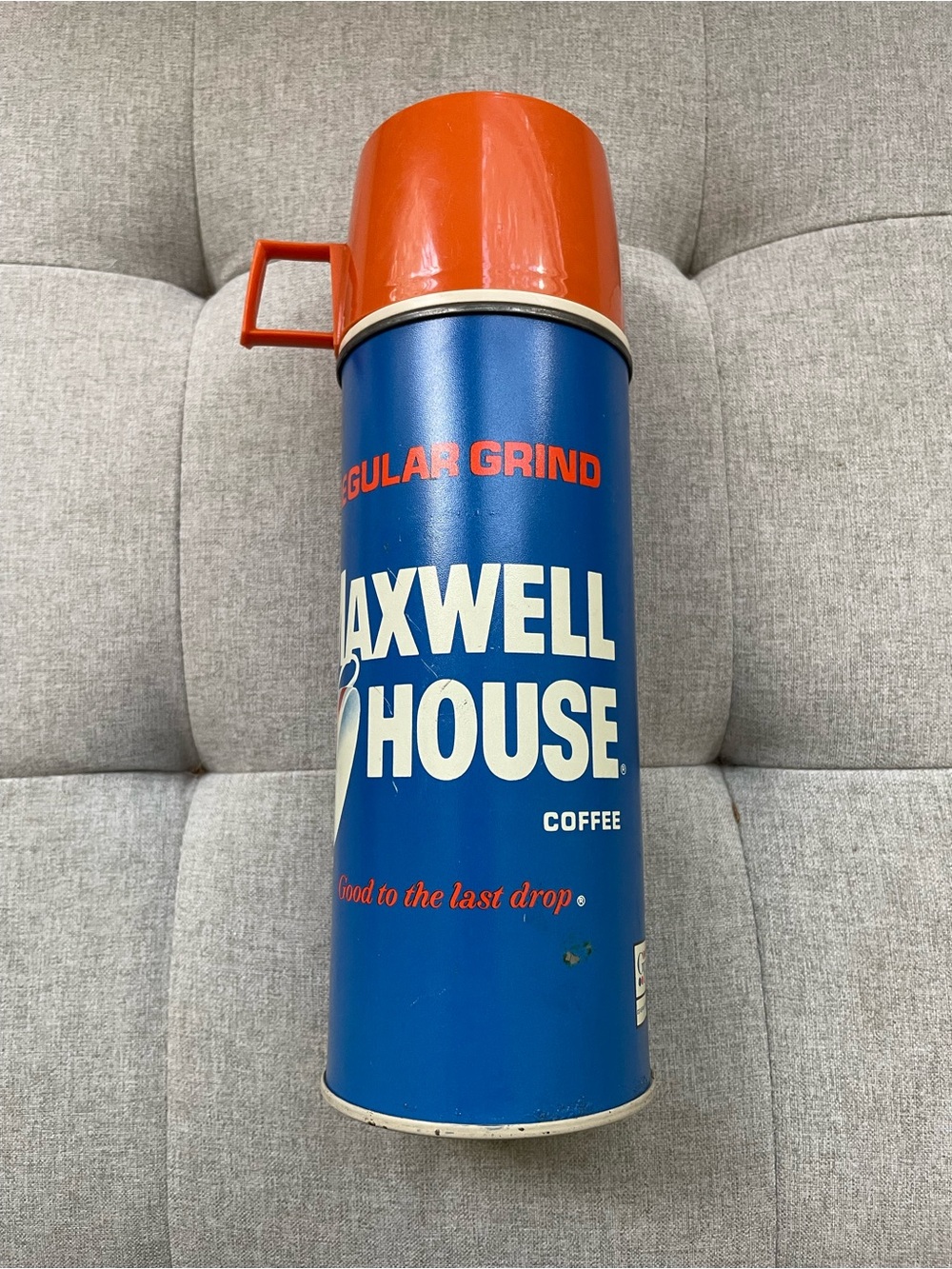 Vintage Maxwell House Coffee Thermos Regular Grind “Good To The Last Drop”
